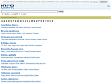 Tablet Screenshot of info-martin.sk